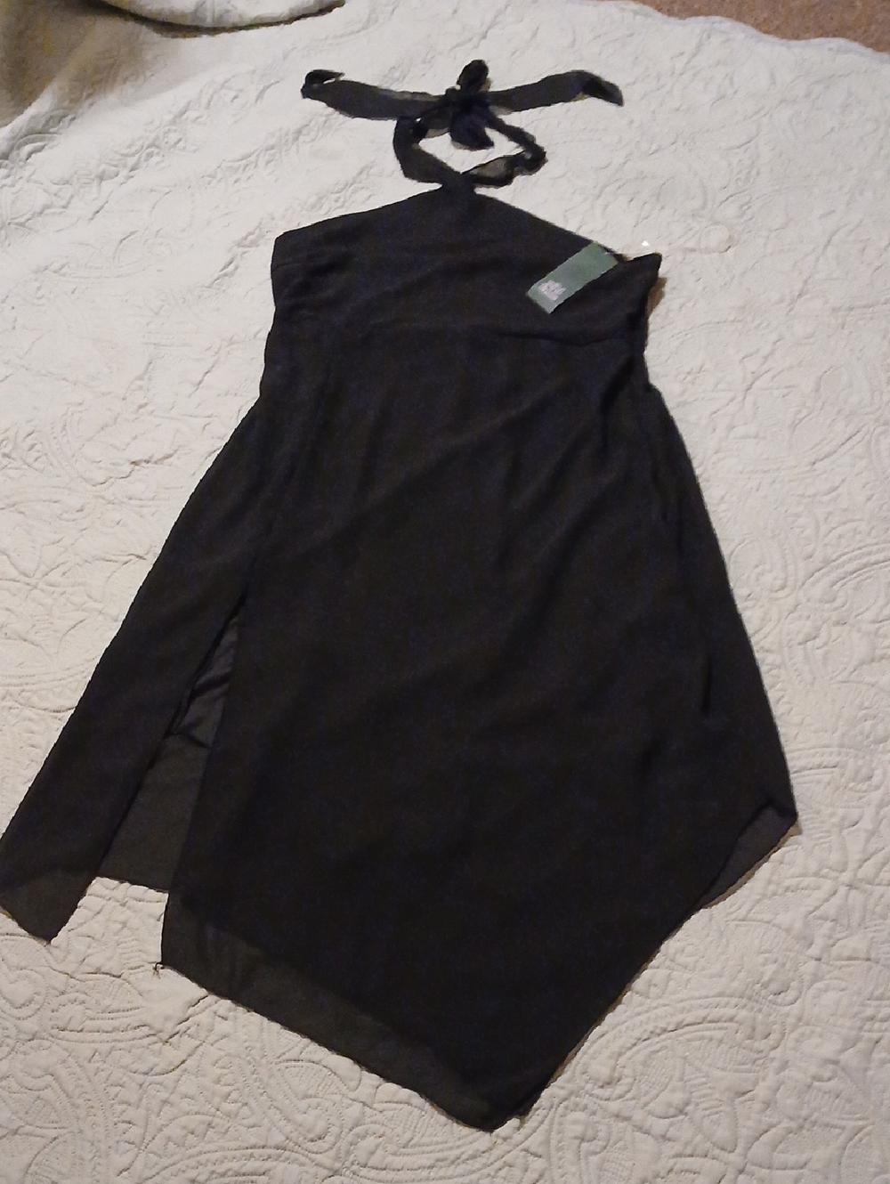 wild fable Black Halter Midi Dress